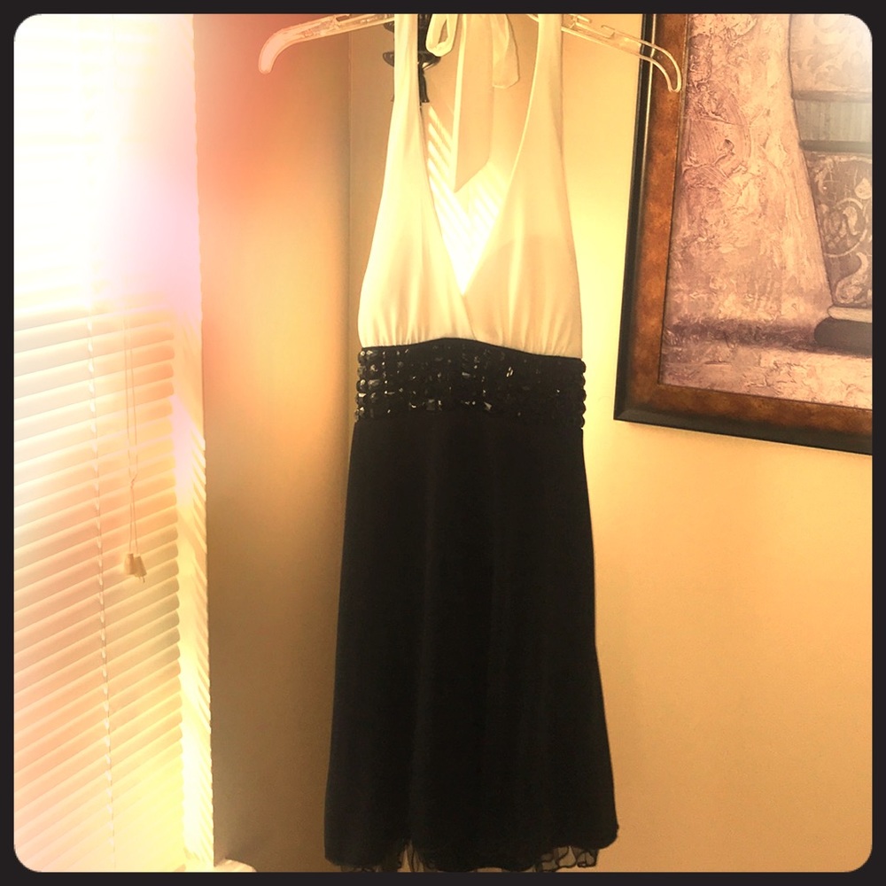 Speechless Black & White Dress